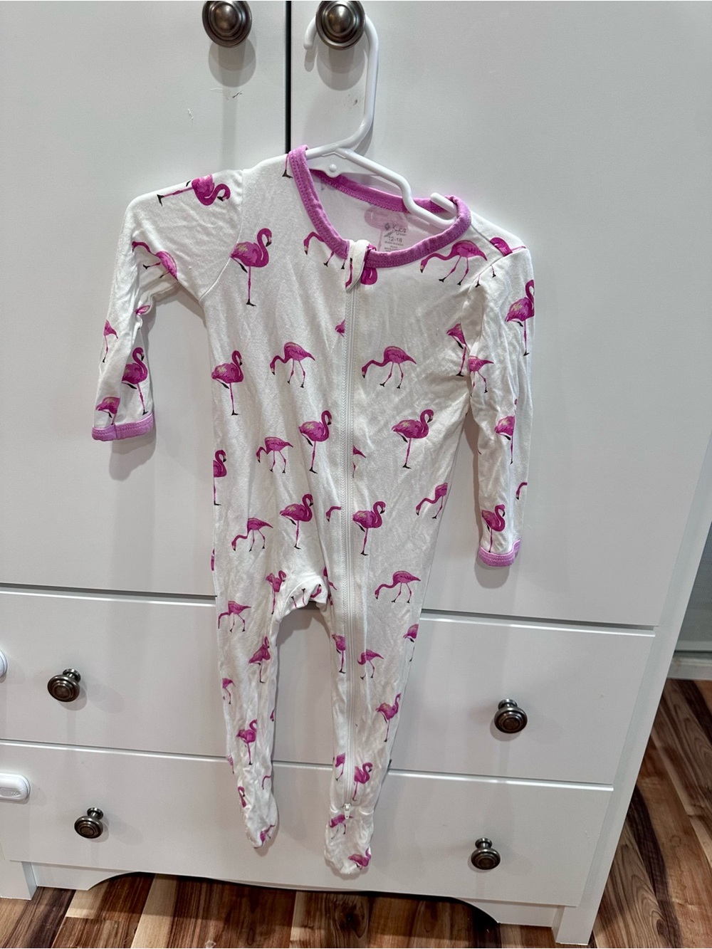 Kyte Baby Flamingo Zip Footie